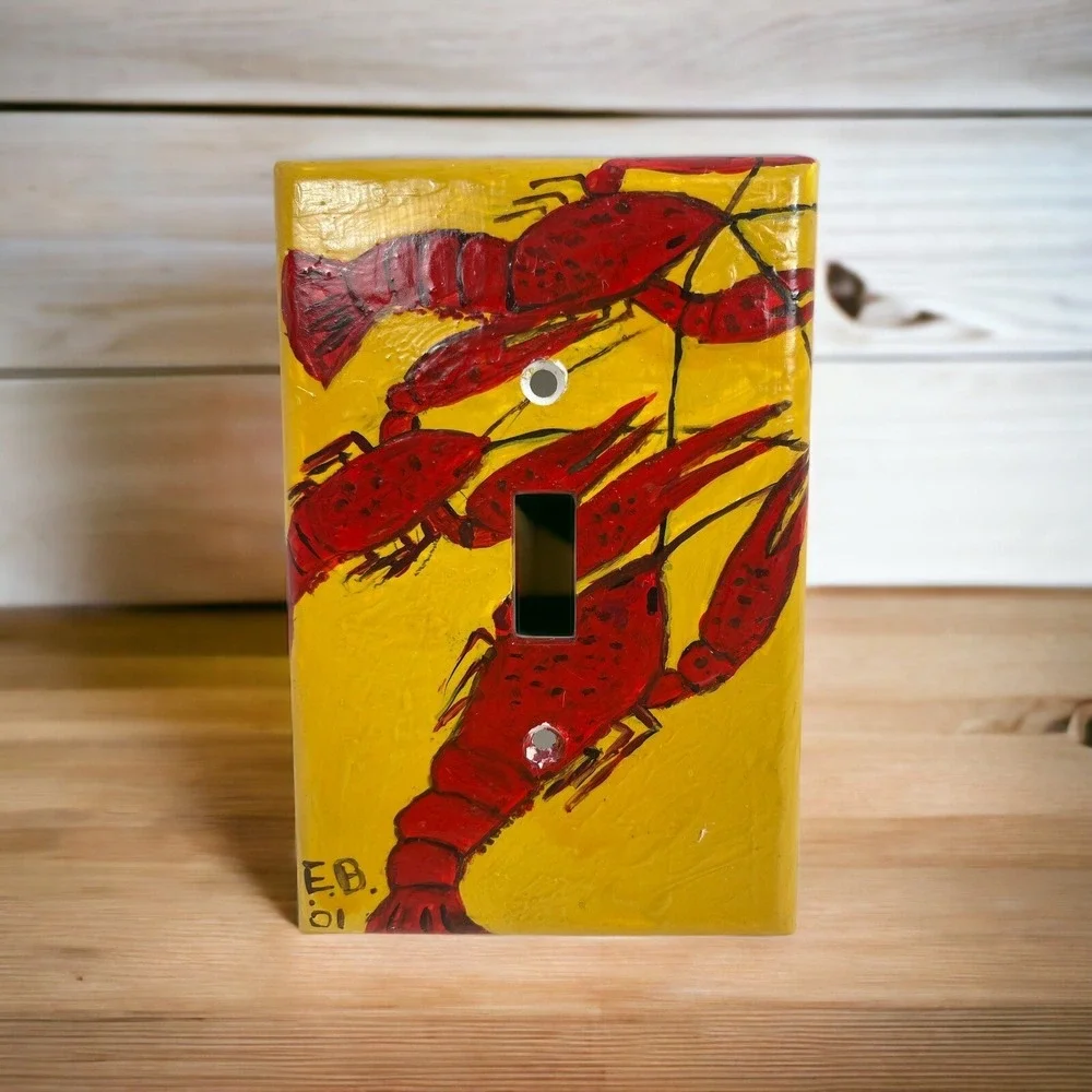 Painted Light Switch Plates By Local Artist Eunie Berard See Description